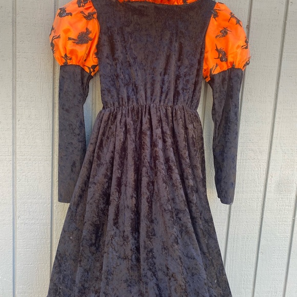 Halloween Witch Hoop Dress with Matching Hat - Picture 13 of 16